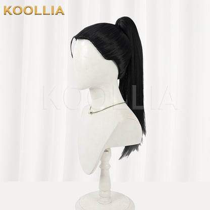 Dungeon Meshi Shuro Black Long Hair Basic Wig