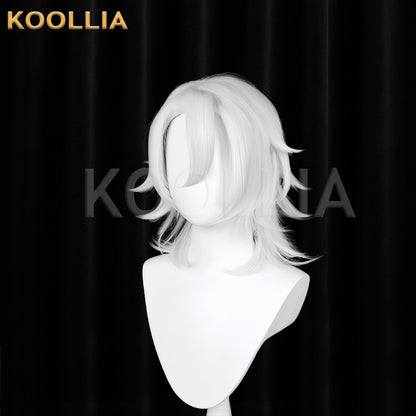 Demon Slayer Uzui Tengen Short White Hair Basic Wig