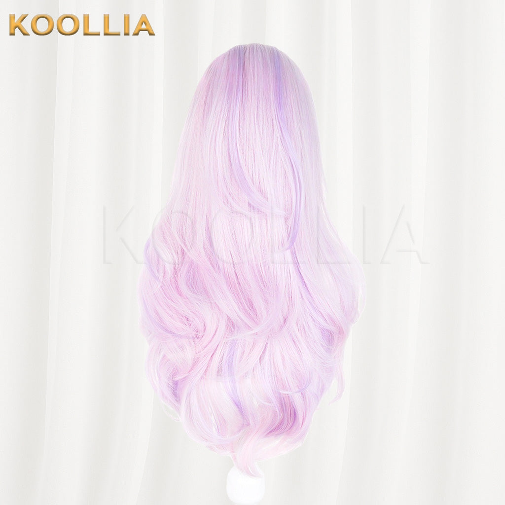 Jujutsu Kaisen Uro Takako Pink Purple Long Wavy Curly Basic Wig