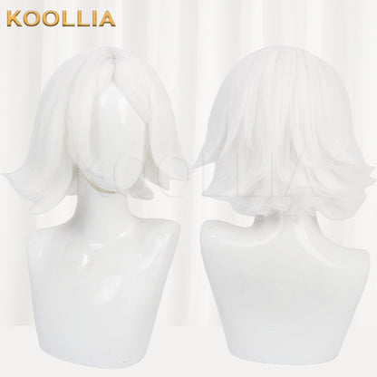 Tokyo Ghoul Juuzou Suzuya Pure White Medium Short Basic Wig