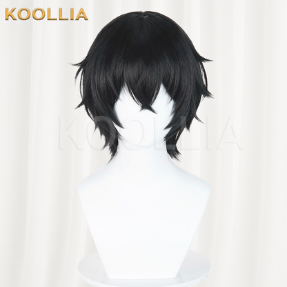 Under the Night Ghost Solid Matte Black Basic Wig