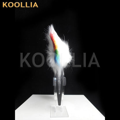 KOOLLIA Smart Rainbow Ears Pro - 4-Servo Animations & Head Tracking (Perfect for Cosplay/Parties)