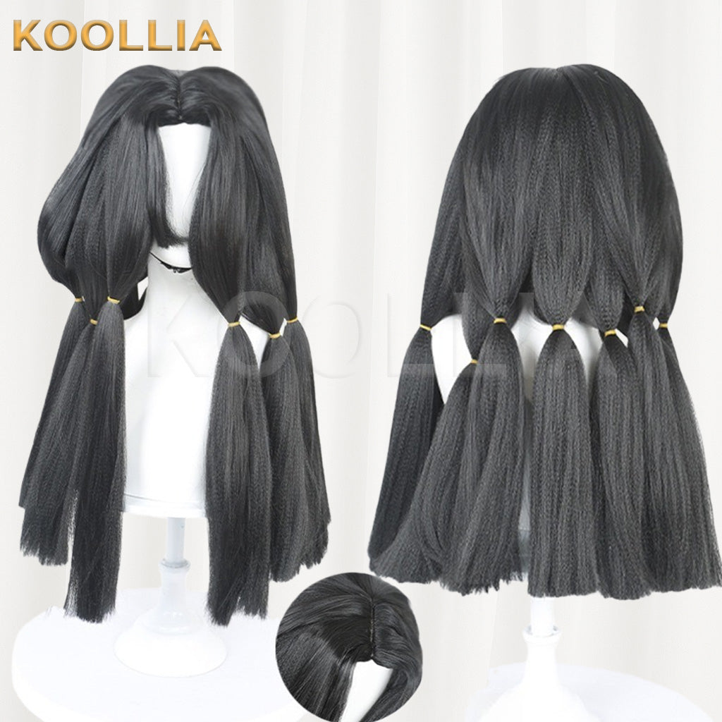 Garfield Abyss Wraith Jaba Pure Black Thick Fluffy Basic Wig