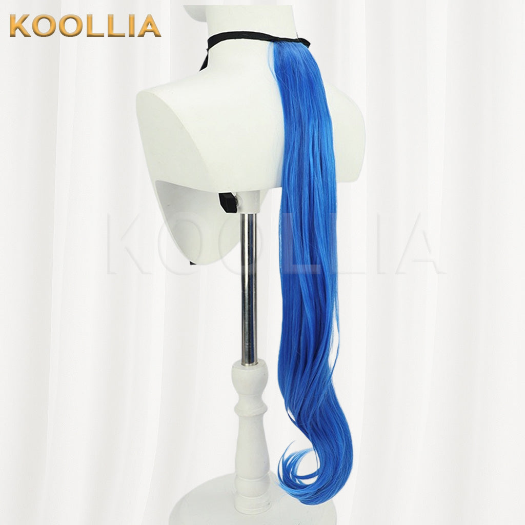 Umamusume Pretty Derby Twin Turbo Sapphire Blue Mint Green Gradient Extra Long Hair Basic Wig