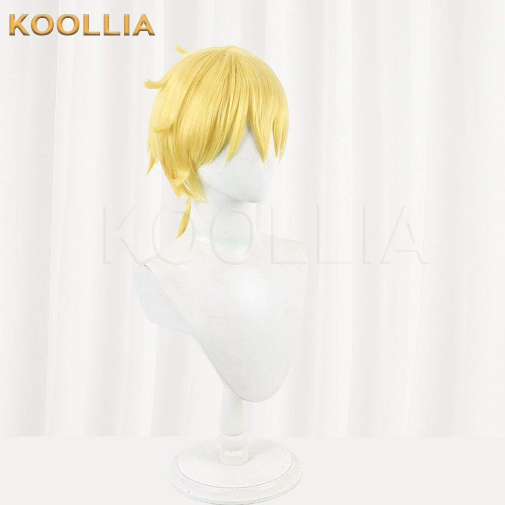 StarDetective Precure Jet Golden Short Hair Basic Wig