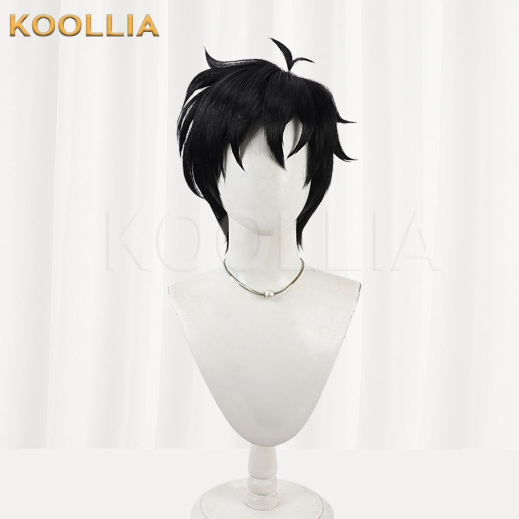 Dragon Ball Videl Black Spiky Basic Wig