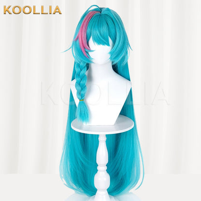 The Other Side Bo He Mint Blue Long Straight Basic Wig