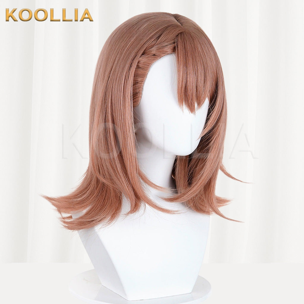 Project SEKAI Hanazono Shiho Pink Brown Short Basic Wig