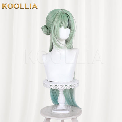 Arknights Sui Thirteen Green Gradient Basic Wig