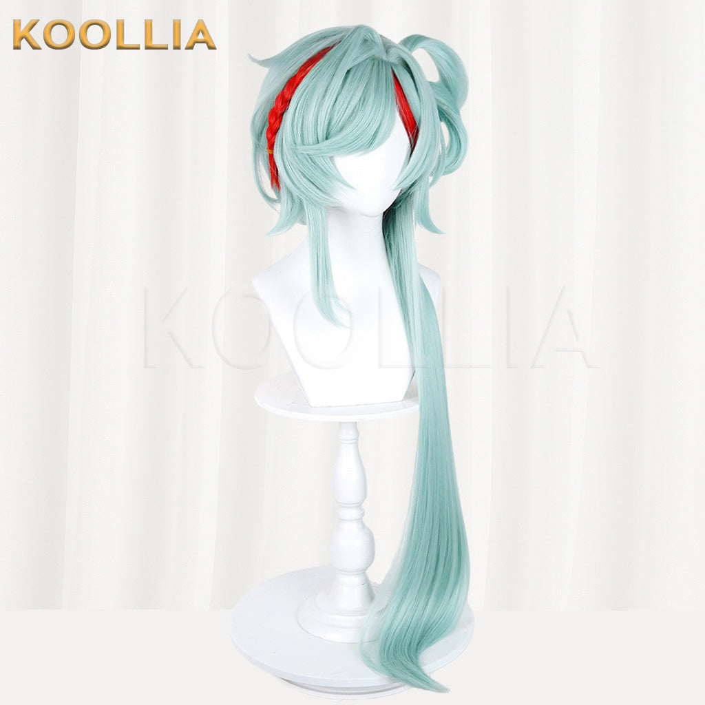 Honor of Kings Shao Siyuan Mint Green Long Straight Detachable Basic Wig
