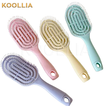 Squared Comb And Air Cushion Comb for Parting & Sectioning Wig Stylist Tools - KOOLLIA