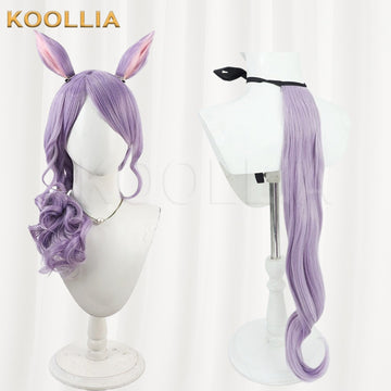 Pretty Derby Mejiro McQueen Light Lavender Purple Basic Wig Multi-angle Display by koollia