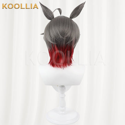 Uma Musume Pretty Derby Rose Kingdom Grey to Red Gradient Basic Wig