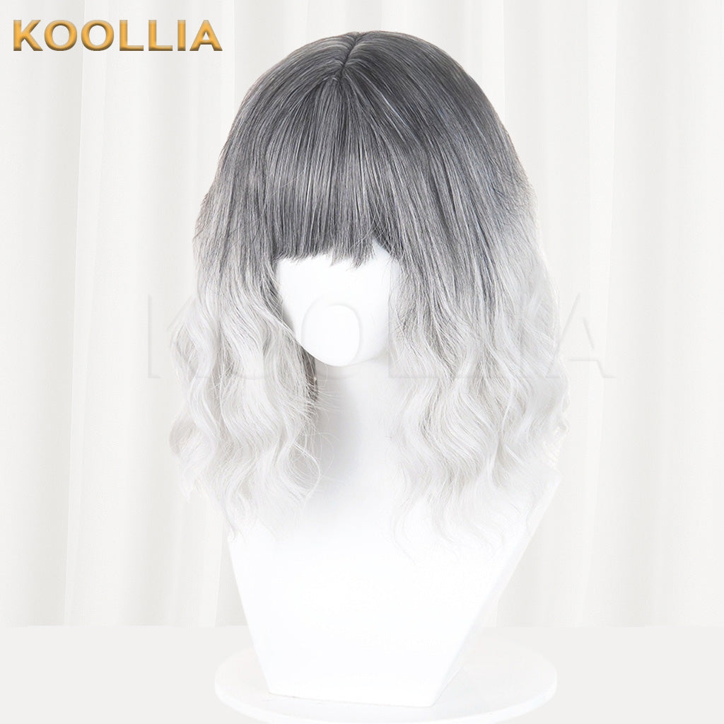 Resident Evil 9 Emily Mixed Gradient Curly Basic Wig