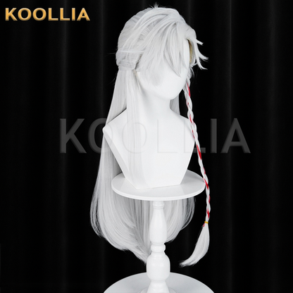 Under the Night Wild Wolf Solid Silver White Basic Wig