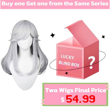 Genshin Impact Cyno Long White Hair Basic Wig - KOOLLIA