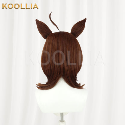 Uma Musume Pretty Derby Agnes Tachyon Brown Medium Length Basic Wig