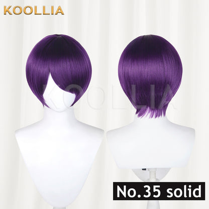 All-purpose 30cm Fluffy Mixed Fiber Short Hair Heat Resistant Basic Wig