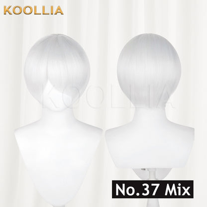All-purpose 30cm Fluffy Mixed Fiber Short Hair Heat Resistant Basic Wig