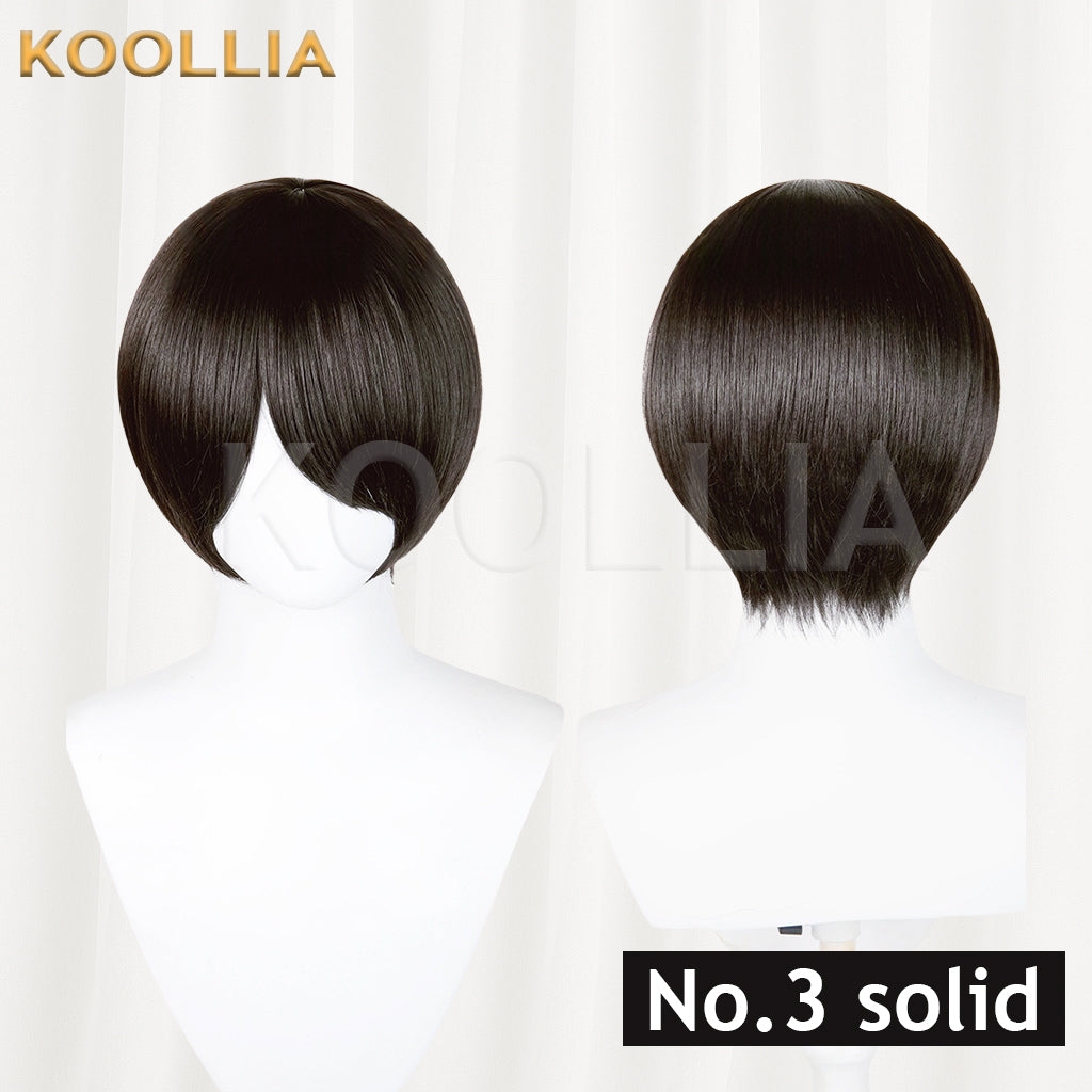 All-purpose 30cm Fluffy Mixed Fiber Short Hair Heat Resistant Basic Wig