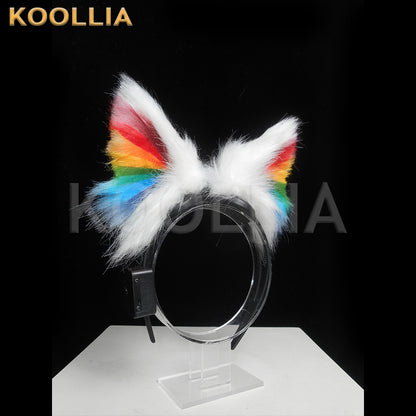 KOOLLIA Smart Rainbow Ears Pro - 4-Servo Animations & Head Tracking (Perfect for Cosplay/Parties)