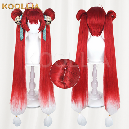 Wuthering Waves Su Ming Red To White Ombre Basic Wig