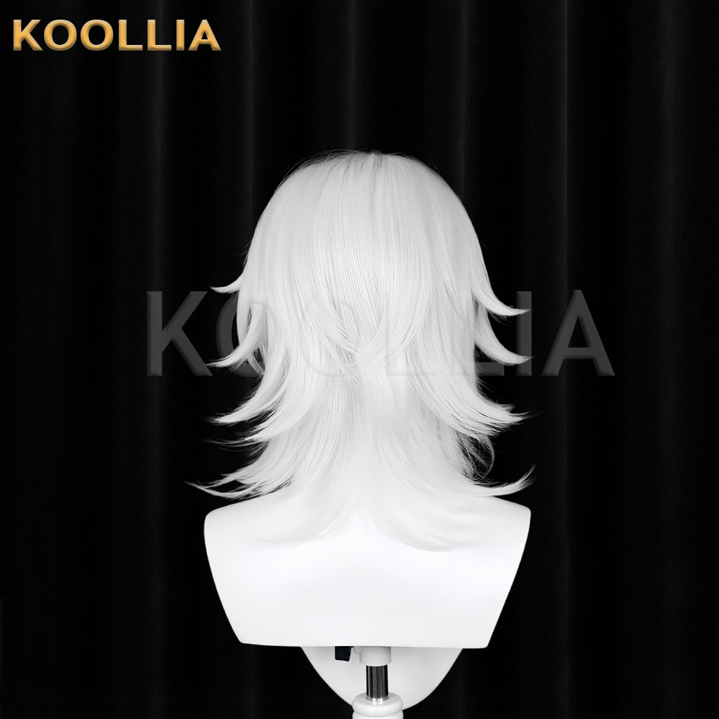 Demon Slayer Uzui Tengen Short White Hair Basic Wig