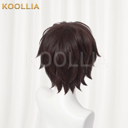 Bungo Stray Dogs Dazai Osamu Short Brown Hair Basic Wig