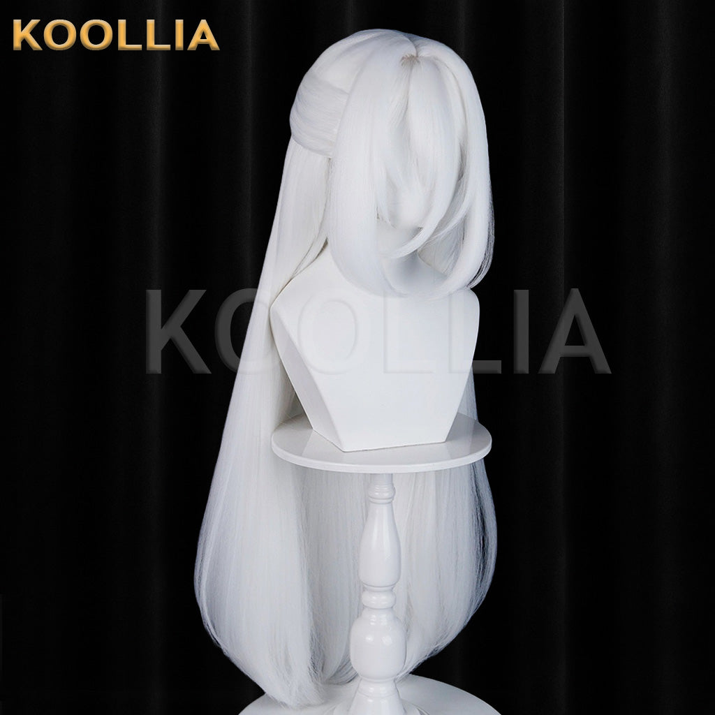 Blue Archive Key Pure White Basic Wig