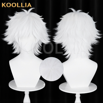 Witch Hat Atelier Kifeli Solid Pure White Basic Wig Multi-angle Display by koollia