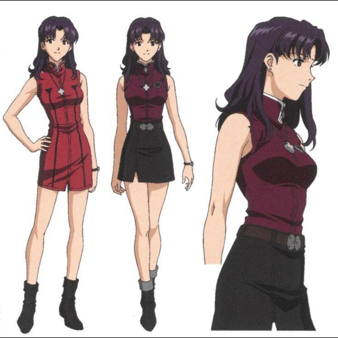 Misato style wig ( From Neon genesis)