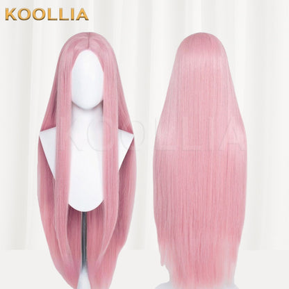 All-purpose 100cm Middle Part Long Straight Multi-color Universal Cosplay Styling Practice Basic Wig