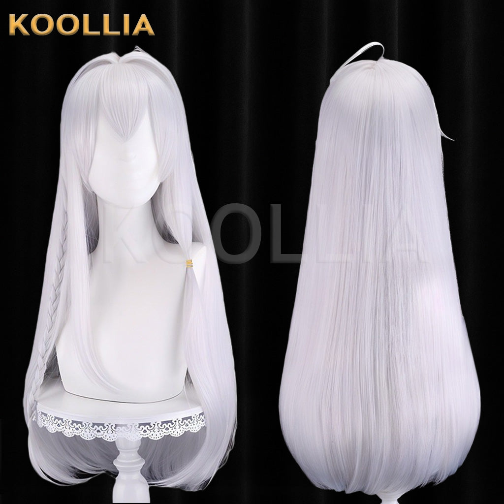 Wandering Witch Elaina Silver‑Gray Gradient Basic Wig
