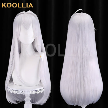 Wandering Witch Elaina Silver‑Gray Gradient Basic Wig