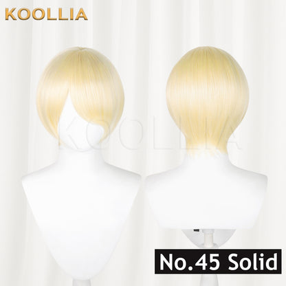 All-purpose 30cm Fluffy Mixed Fiber Short Hair Heat Resistant Basic Wig