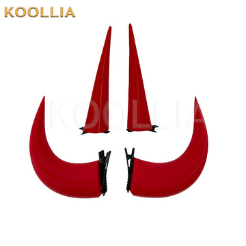 Chainsaw Man Makima Power demon horn basic hair accessory set on plain background