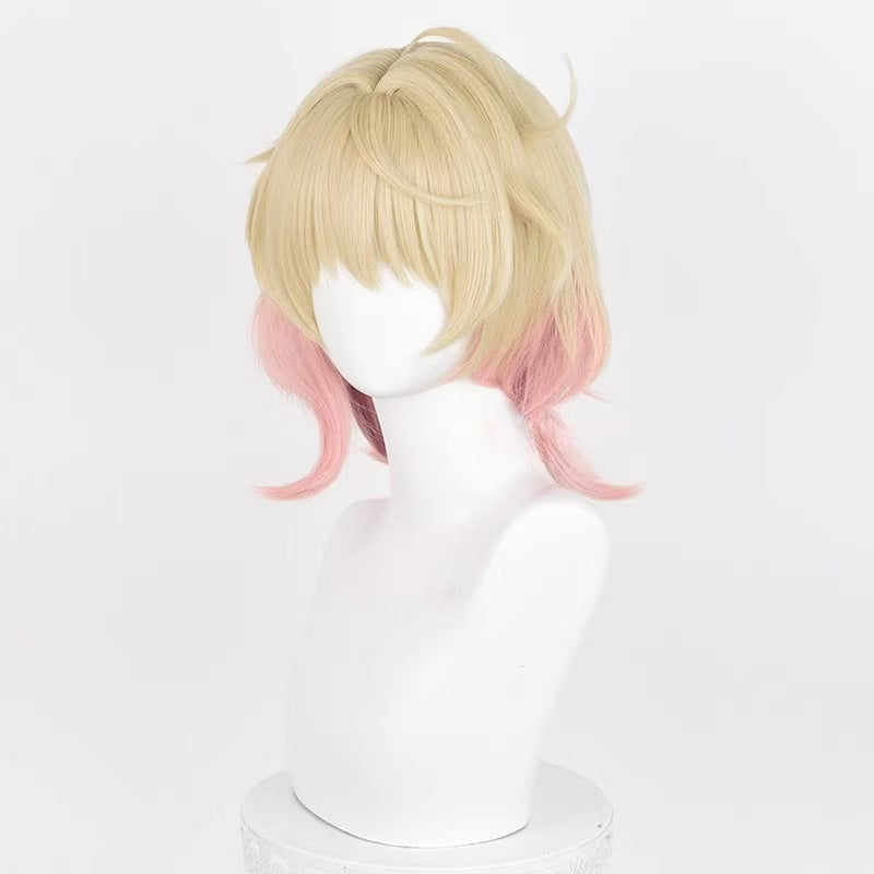 Genshin Impact Emilie Short Yellow Hair Basic Wig