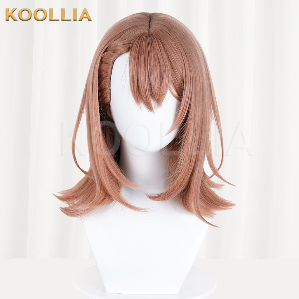 Project SEKAI Hanazono Shiho Pink Brown Short Basic Wig