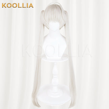 Yosuga no Sora Kasugano Sora Silver White Double Ponytail Basic Wig