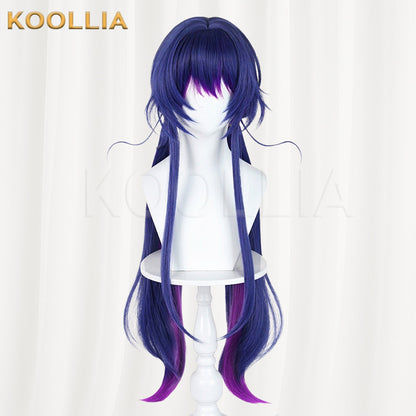 Arknights Chen Blue‑Purple Gradient Basic Wig