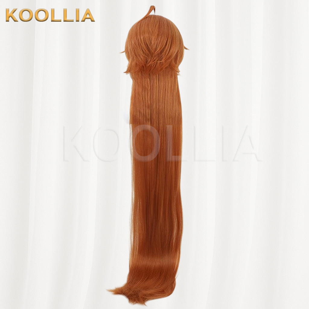 Pretty Derby Orfevre White‑Orange Gradient Basic Wig