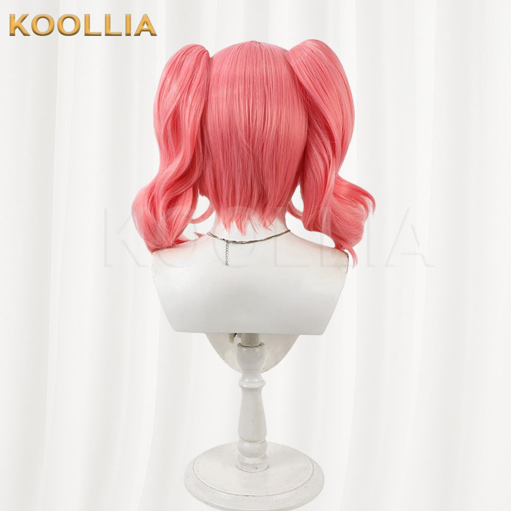Macross Delta Makina Nakajima Pink Twin Tails Basic Wig