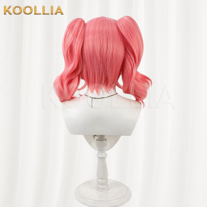 Macross Delta Makina Nakajima Pink Twin Tails Basic Wig