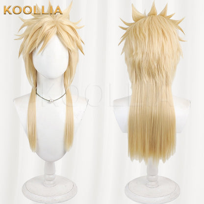 Final Fantasy VII Cloud Strife Pure Light Gold Spiky Basic Wig