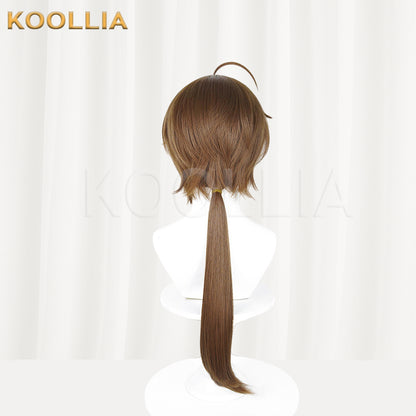 Mushoku Tensei: Jobless Reincarnation Rudeus Greyrat Long Brown Hair Basic Wig