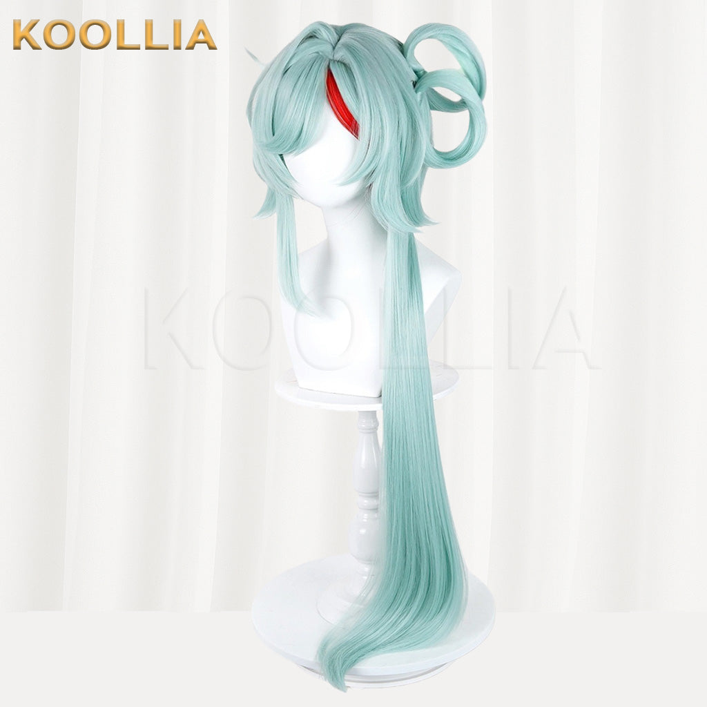 Honor of Kings Shao Siyuan Mint Green Long Straight Detachable Basic Wig
