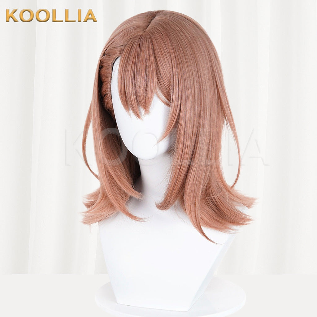 Project SEKAI Hanazono Shiho Pink Brown Short Basic Wig