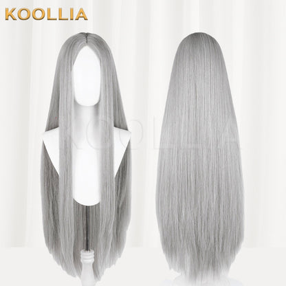 All-purpose 100cm Middle Part Long Straight Multi-color Universal Cosplay Styling Practice Basic Wig