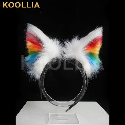 KOOLLIA Smart Rainbow Ears Pro - 4-Servo Animations & Head Tracking (Perfect for Cosplay/Parties)