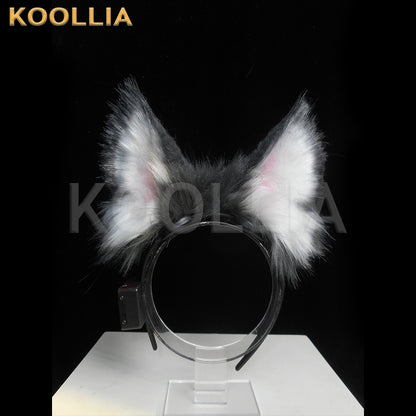 KOOLLIA Smart Cat Ears Pro - 4-Servo Animations & Head Tracking (Perfect for Cosplay/Parties) Animal Ear Lively Series